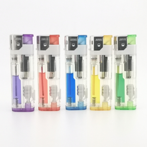 Windproof Lighter - Portable Flameless Electric Lighter with Needle Injector