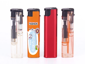 Briquet Torche Jet Flame Rechargeable Butane Allume-Cigare réglable Jet Flame Briquet Coupe-Vent, Portable, Fenêtre Visible de Carburant, Pas de gaz