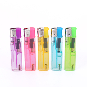 BL-018 Transparent Customized Flame Lighter 